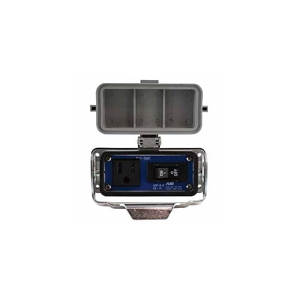 Automation Systems Interconnect Panel Interface Connector With A 15A Breaker And A 120V Single AC Receptacle RAI-SAC-109B - main